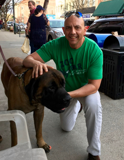 Craig & a furry friend